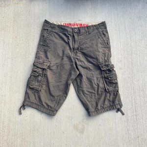 Real Vintage Union bay grey essential cargo shorts.
